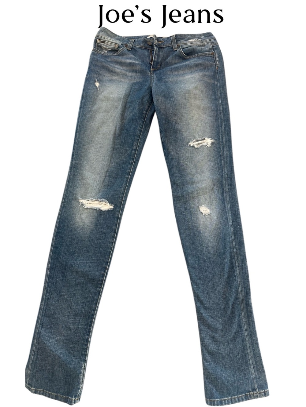 Joe’s Jeans Skinny Visionaire Distressed Jeans – W27 / 27x34 👖